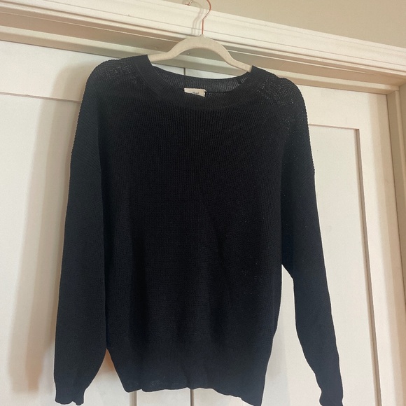 Wilfred black mesh sweater - Picture 1 of 2